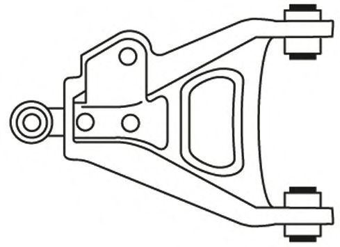 Рычаг независимой подвески колеса, подвеска колеса FRAP 1537