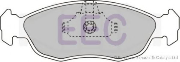 Комплект тормозных колодок, дисковый тормоз EEC BRP0951