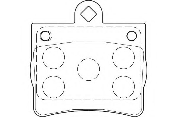 Комплект тормозных колодок, дисковый тормоз WAGNER WBP21900A