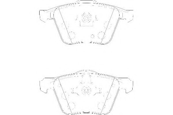 Комплект тормозных колодок, дисковый тормоз WAGNER WBP24141A