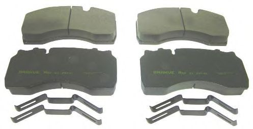 Комплект тормозных колодок, дисковый тормоз AIR FREN 21.29141