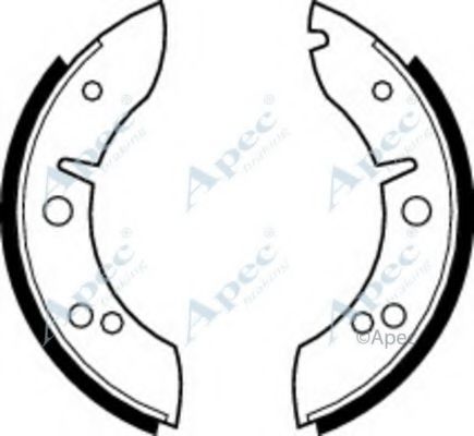 Тормозные колодки APEC braking SHU168