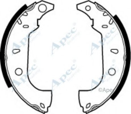 Тормозные колодки APEC braking SHU460