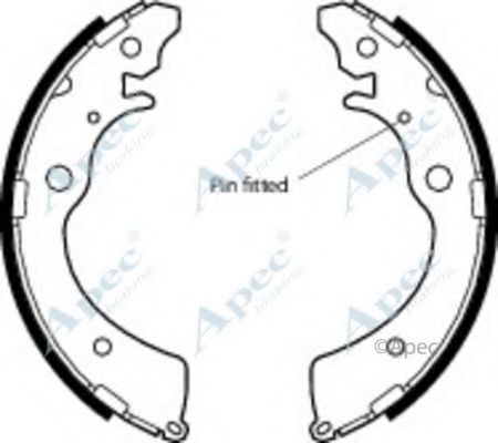 Тормозные колодки APEC braking SHU474