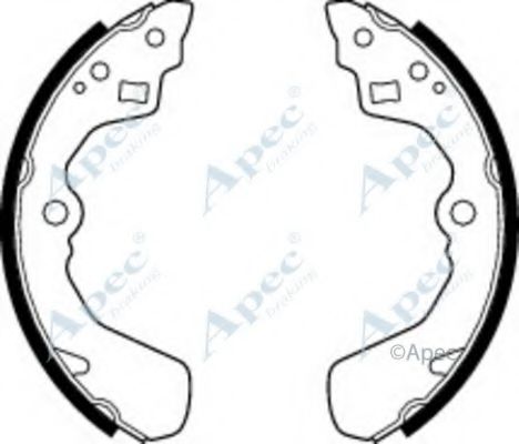 Тормозные колодки APEC braking SHU483