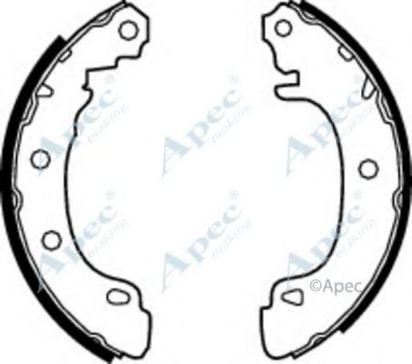 Тормозные колодки APEC braking SHU541