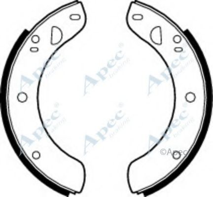 Тормозные колодки APEC braking SHU169