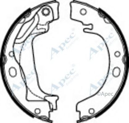 Тормозные колодки APEC braking SHU723