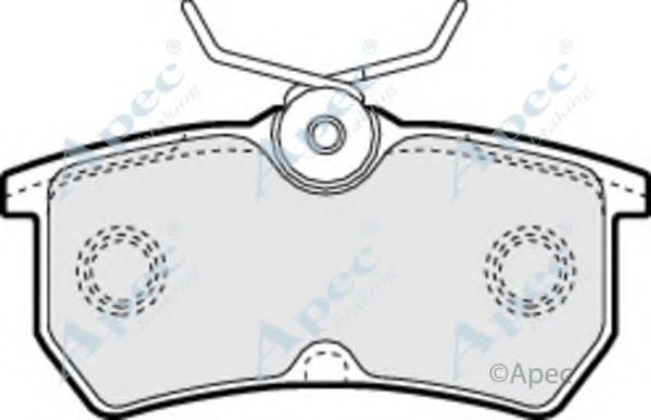 Комплект тормозных колодок, дисковый тормоз APEC braking PAD1039