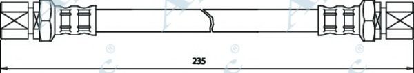 Тормозной шланг APEC braking HOS3015