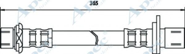 Тормозной шланг APEC braking HOS3210