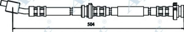 Тормозной шланг APEC braking HOS3315