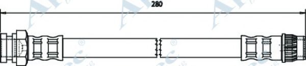 Тормозной шланг APEC braking HOS3790