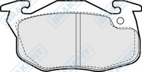 Комплект тормозных колодок, дисковый тормоз APEC braking PD3002