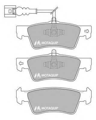 Комплект тормозных колодок, дисковый тормоз MOTAQUIP LVXL1706