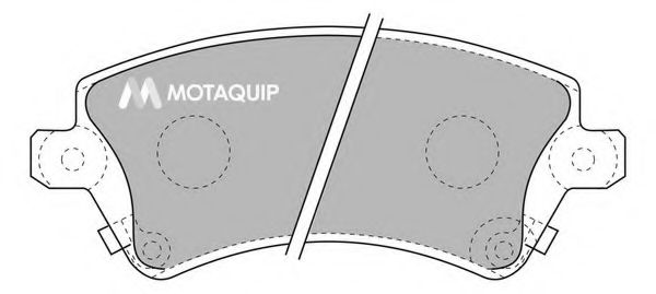 Комплект тормозных колодок, дисковый тормоз MOTAQUIP LVXL1105