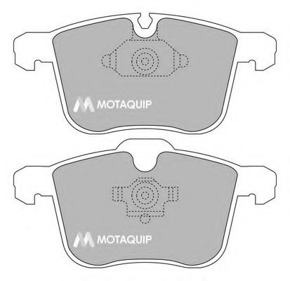 Комплект тормозных колодок, дисковый тормоз MOTAQUIP LVXL1252