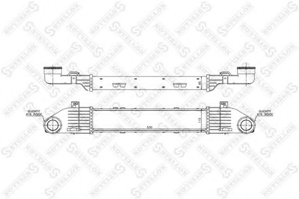 Интеркулер STELLOX 10-40051-SX