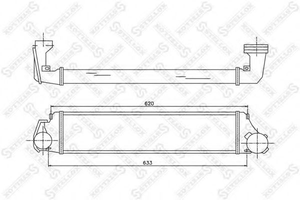 Интеркулер STELLOX 10-40114-SX