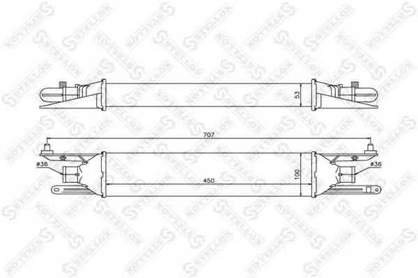 Интеркулер STELLOX 10-40124-SX