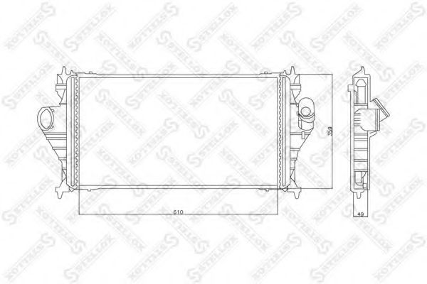 Интеркулер STELLOX 10-40144-SX