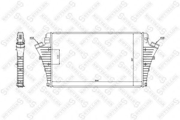 Интеркулер STELLOX 10-40152-SX