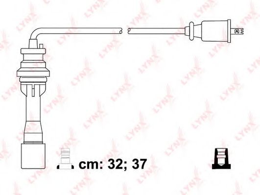 Комплект проводов зажигания LYNXauto SPC5124