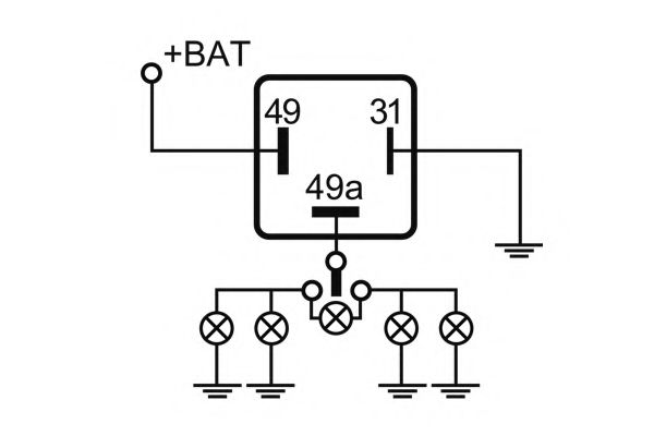 Прерыватель указателей поворота NAGARES 01093