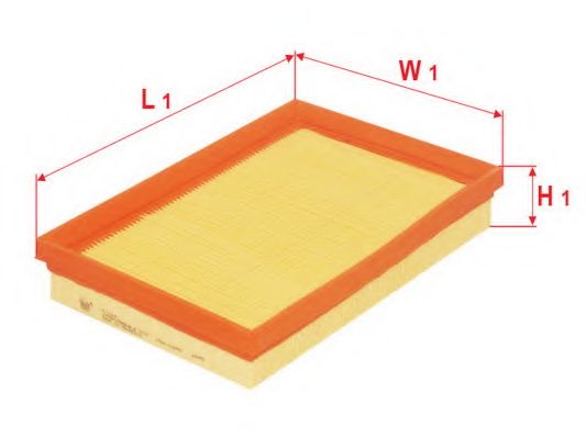 Воздушный фильтр SAKURA  Automotive A-1184