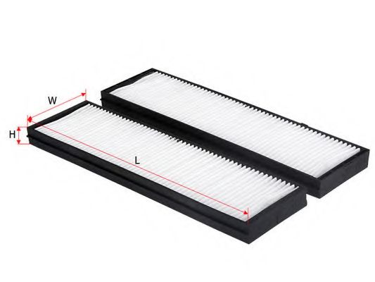 Фильтр, воздух во внутренном пространстве SAKURA  Automotive CA-28190