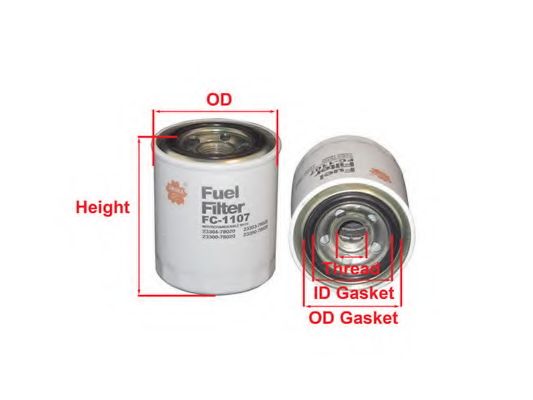 Топливный фильтр VIC FC174