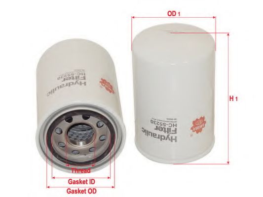 Фильтр, Гидравлическая система привода рабочего оборудования WIX FILTERS 51611