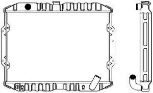 Радиатор, охлаждение двигателя SAKURA  Automotive 1320-0110