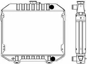 Радиатор, охлаждение двигателя SAKURA  Automotive 1461-0208