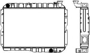 Радиатор, охлаждение двигателя SAKURA  Automotive 1461-0402