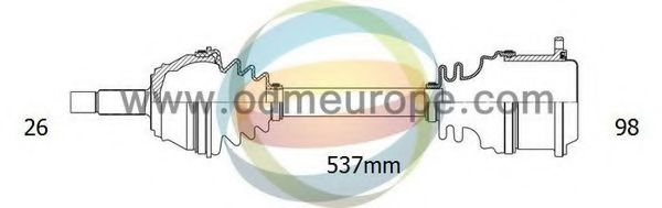 Приводной вал ODM-MULTIPARTS 18-093100