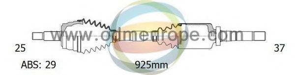 Приводной вал ODM-MULTIPARTS 18-162411