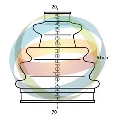 Комплект пылника, приводной вал ODM-MULTIPARTS 21-992067