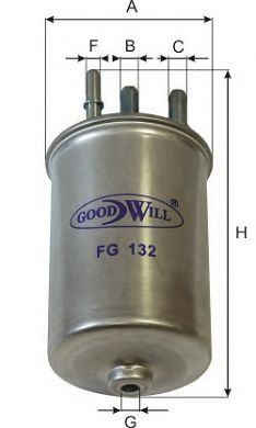 Топливный фильтр GOODWILL FG 132