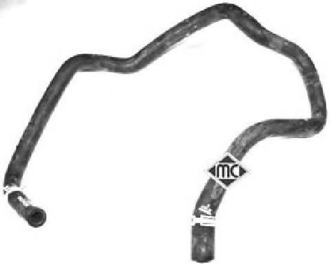 Шланг радиатора Metalcaucho 08766