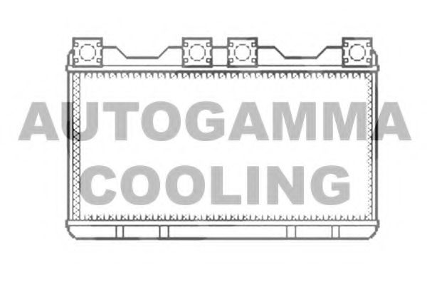 Теплообменник, отопление салона AUTOGAMMA 102546