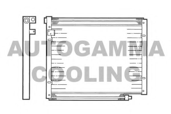 Конденсатор, кондиционер AUTOGAMMA 102620