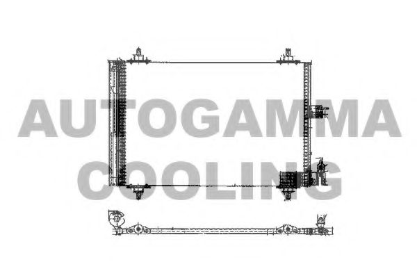Конденсатор, кондиционер AUTOGAMMA 102627
