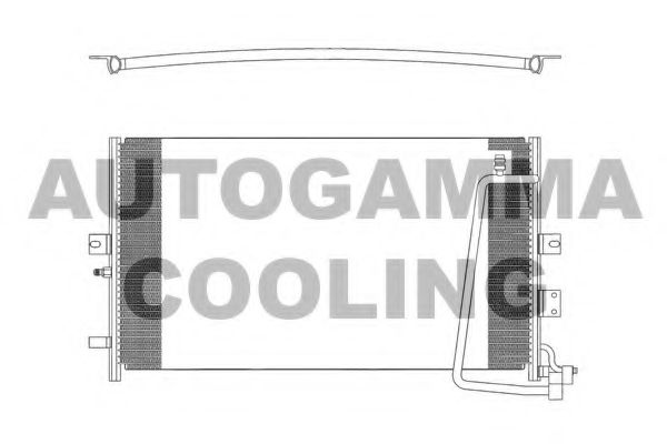 Конденсатор, кондиционер AUTOGAMMA 102775