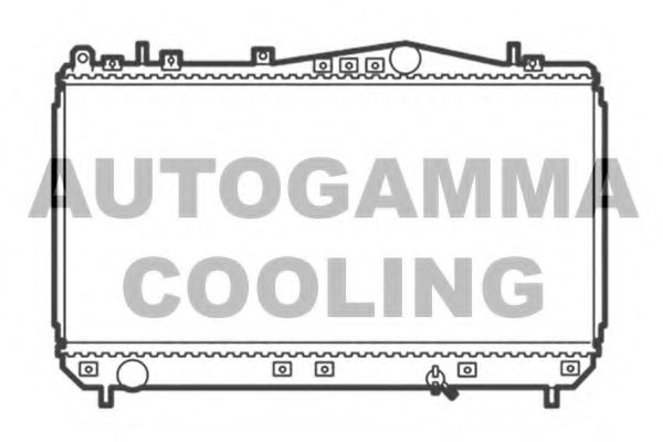 Радиатор, охлаждение двигателя AUTOGAMMA 103650