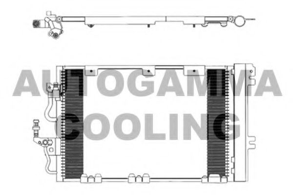 Конденсатор, кондиционер AUTOGAMMA 103830