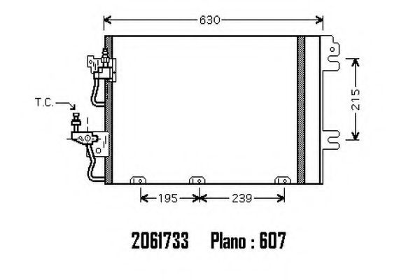 Конденсатор, кондиционер RHIAG 56325