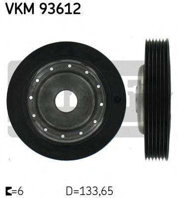 Ременный шкив, коленчатый вал SKF VKM 93612