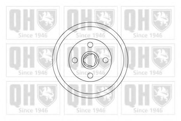 Тормозной барабан QUINTON HAZELL BDR201