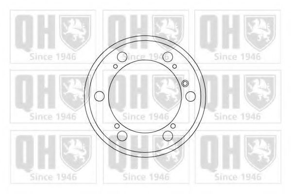 Тормозной барабан QUINTON HAZELL BDR512